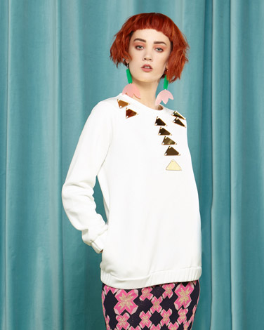 Joanne Hynes Geometric Hardware Sweatshirt